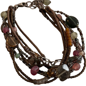 Silpada Elegant Multicolor Beaded Bracelet B2090